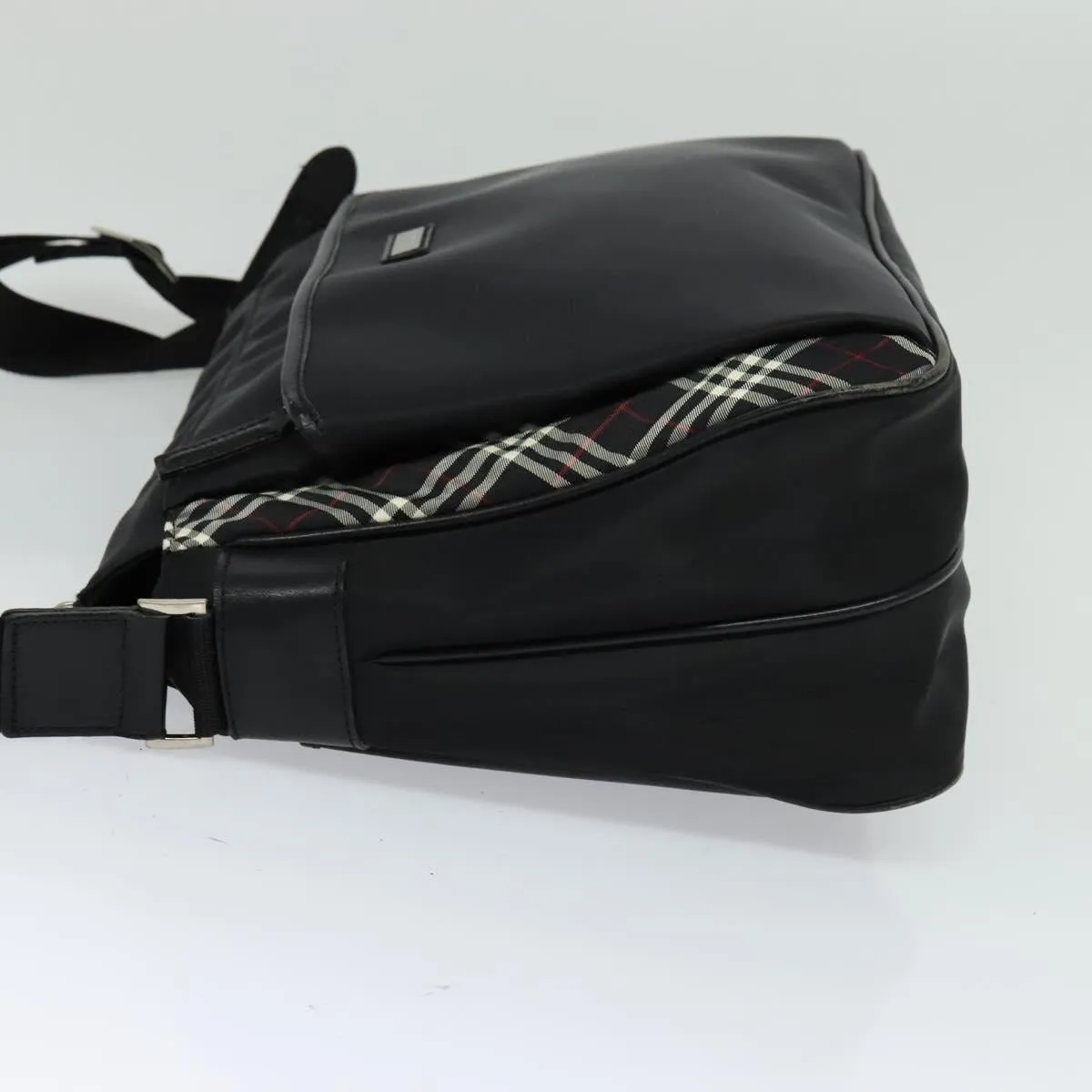 Burberry Nova Check Synthetic Shoulder Bag (Pre-Owned)