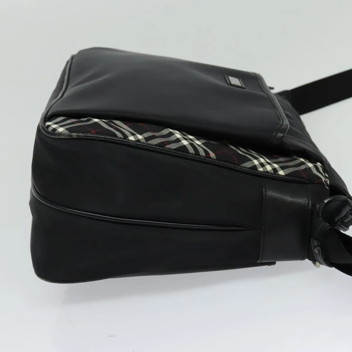 Burberry Nova Check Synthetic Shoulder Bag (Pre-Owned)