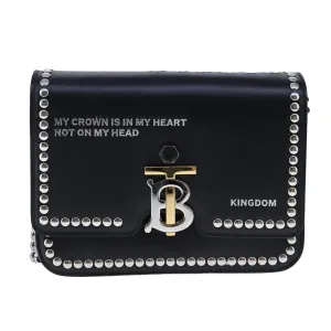 Burberry Tb  Leather Shoulder Bag (Pre-Owned)