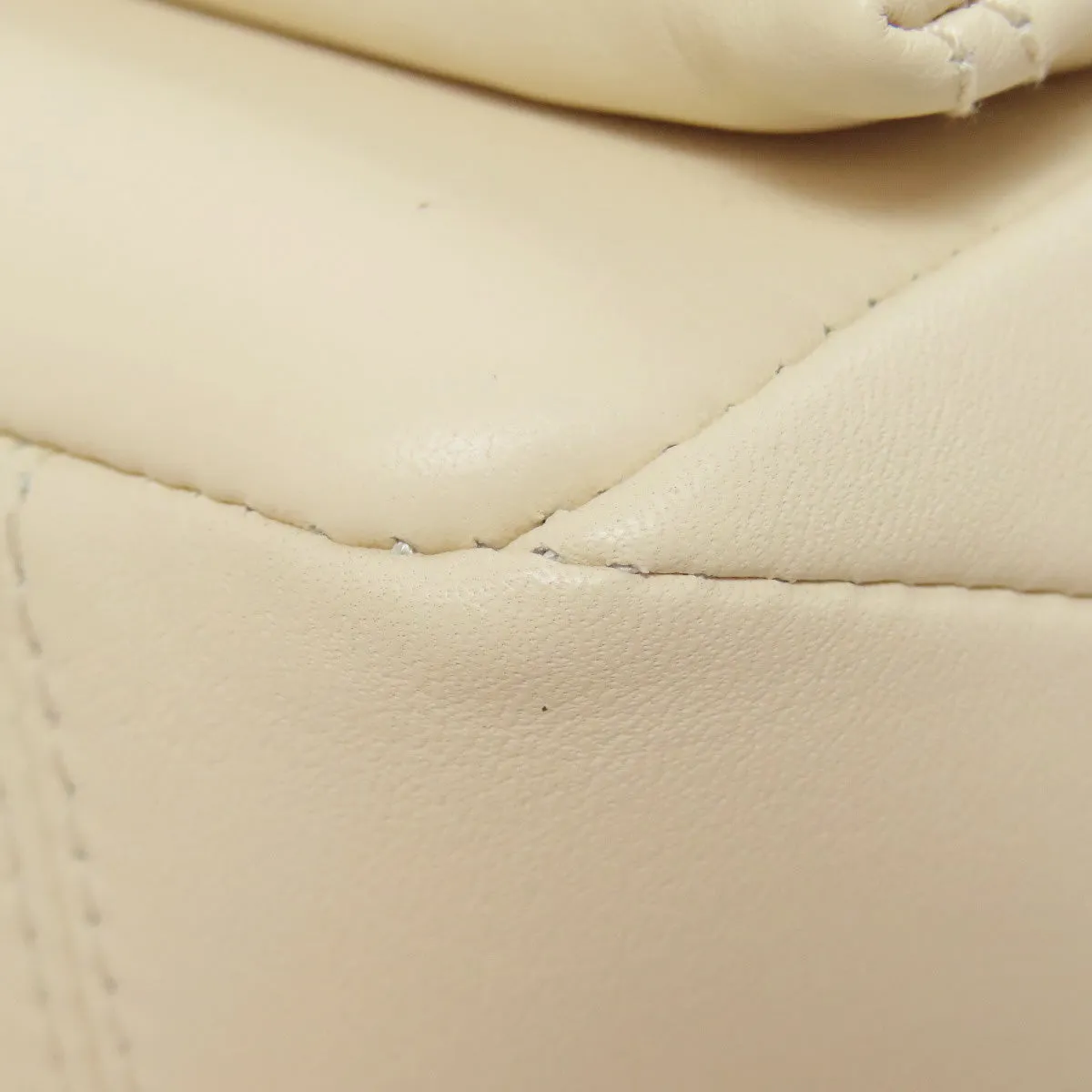 BVLGARI Shoulder Bag Calfskin white Serpenti 2WAY