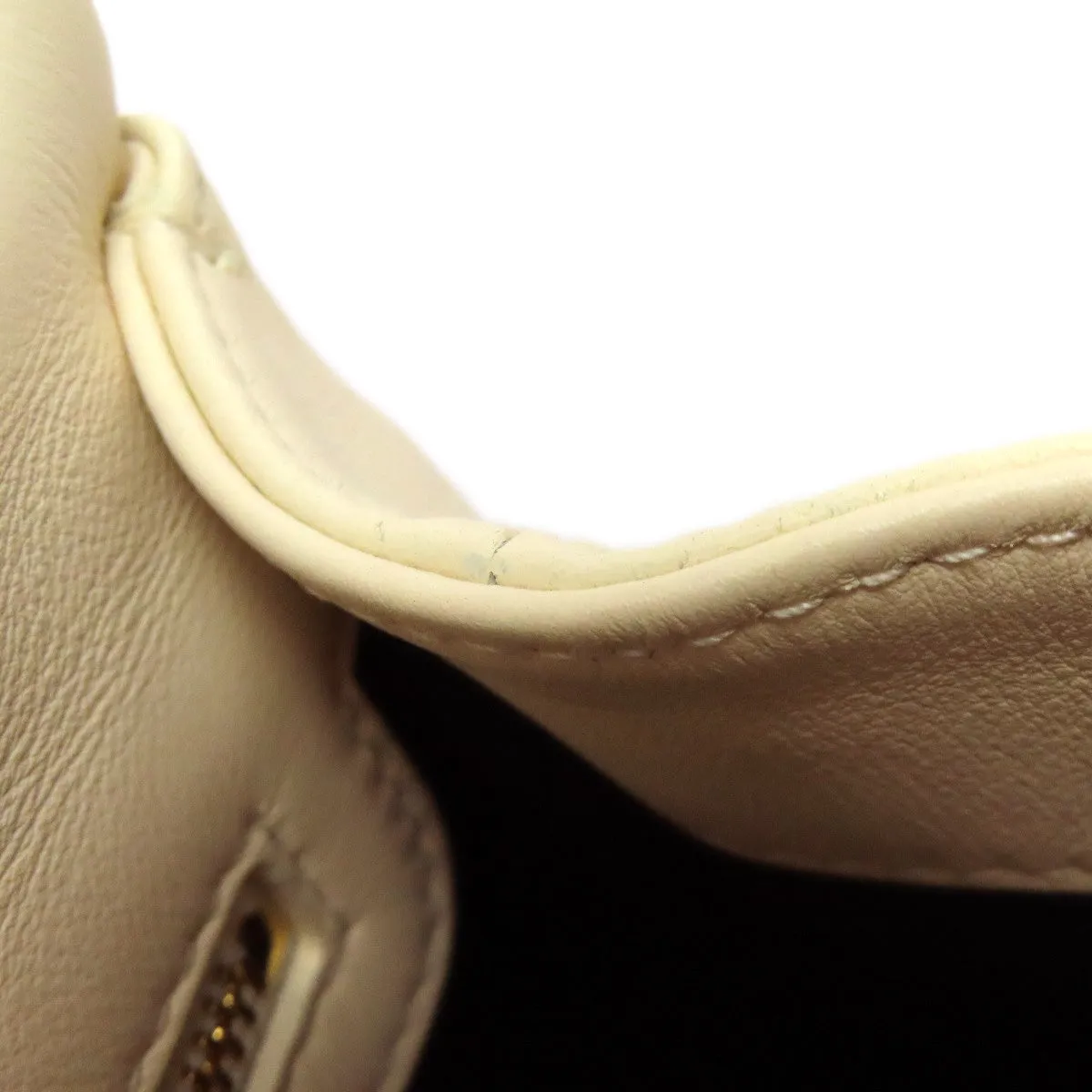 BVLGARI Shoulder Bag Calfskin white Serpenti 2WAY