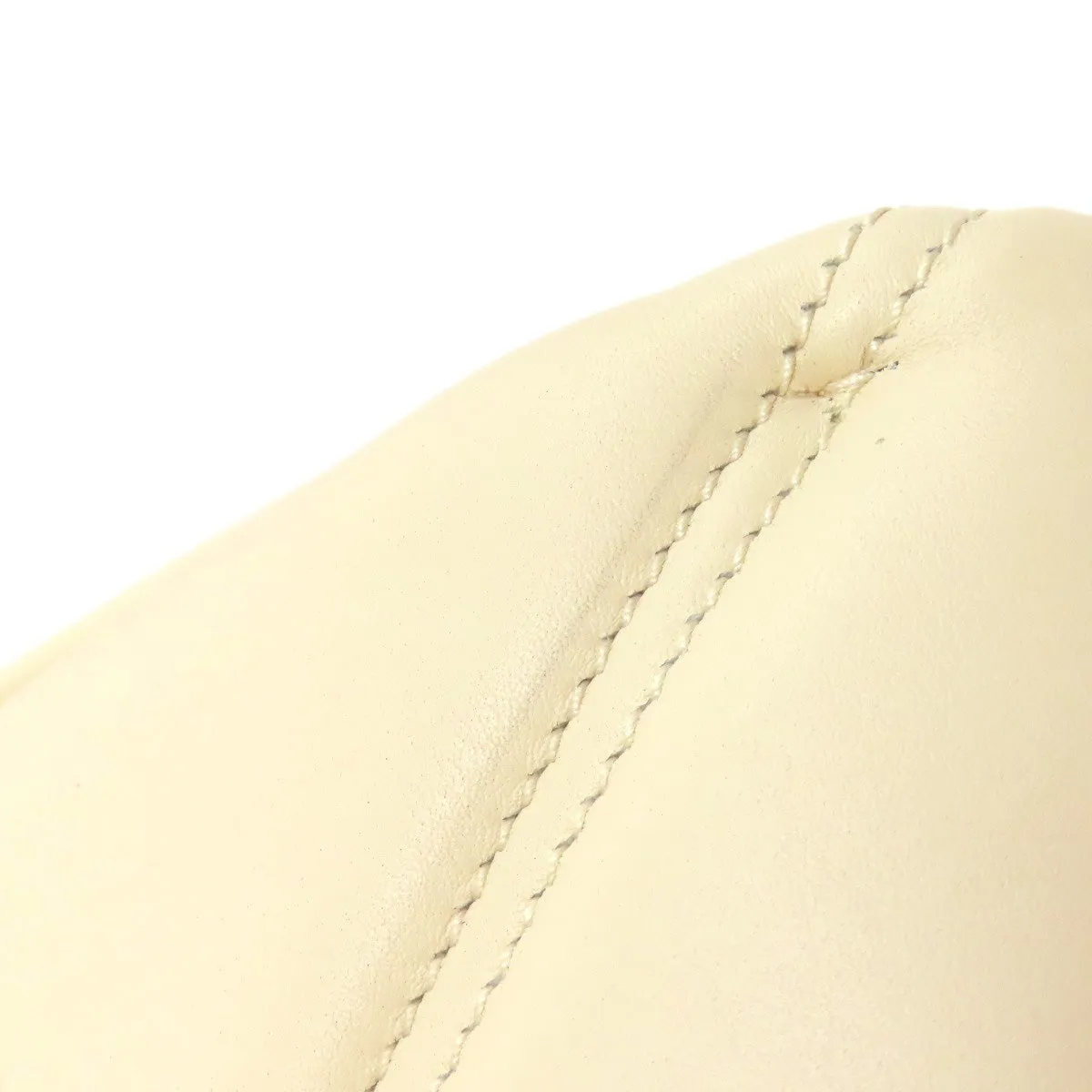 BVLGARI Shoulder Bag Calfskin white Serpenti 2WAY