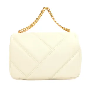 BVLGARI Shoulder Bag Calfskin white Serpenti 2WAY