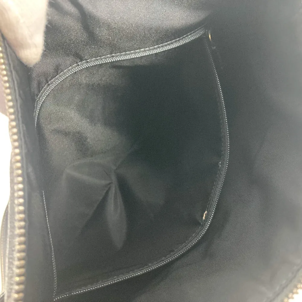 BVLGARI Shoulder Bag leather black logo