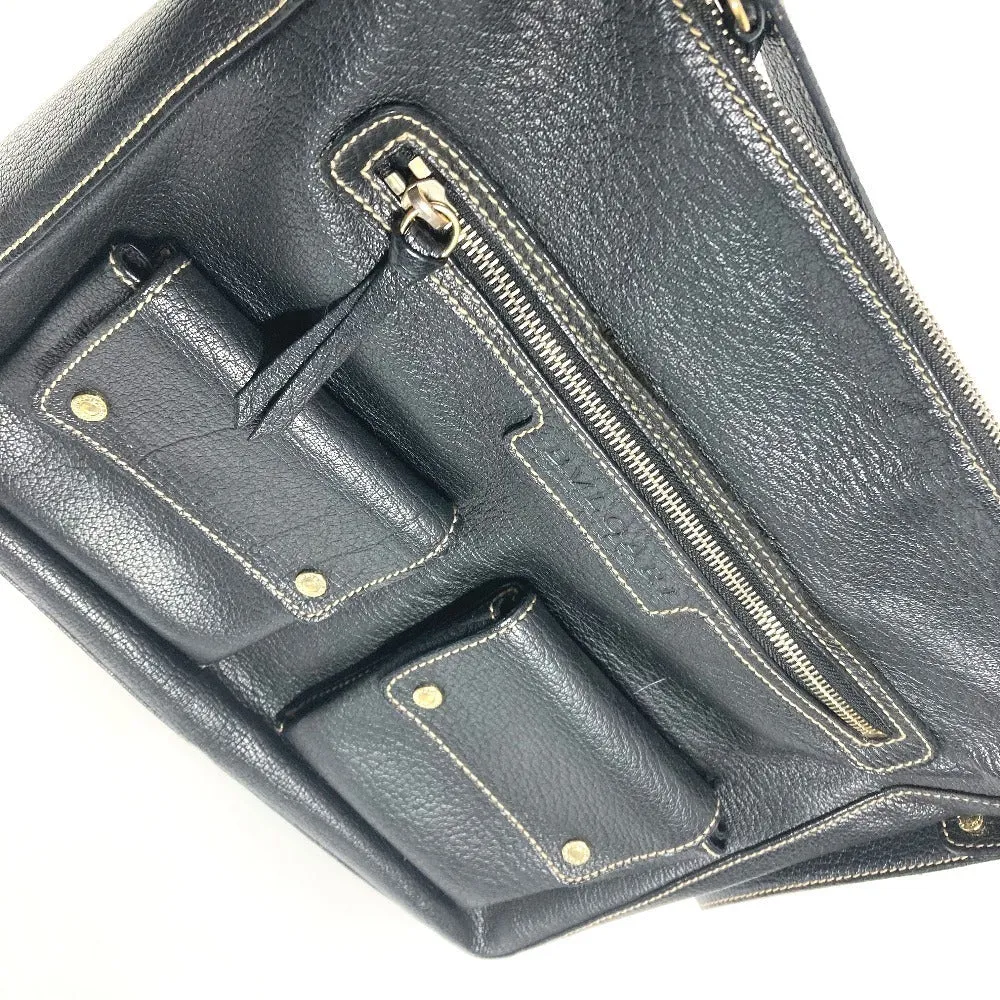 BVLGARI Shoulder Bag leather black logo