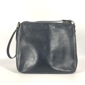 BVLGARI Shoulder Bag leather black logo