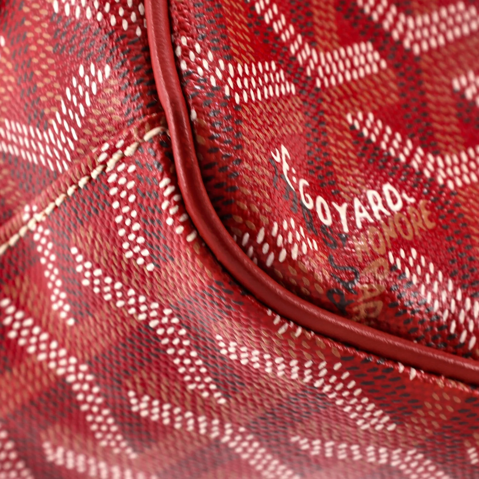 Cap Vert Bag Coated Canvas