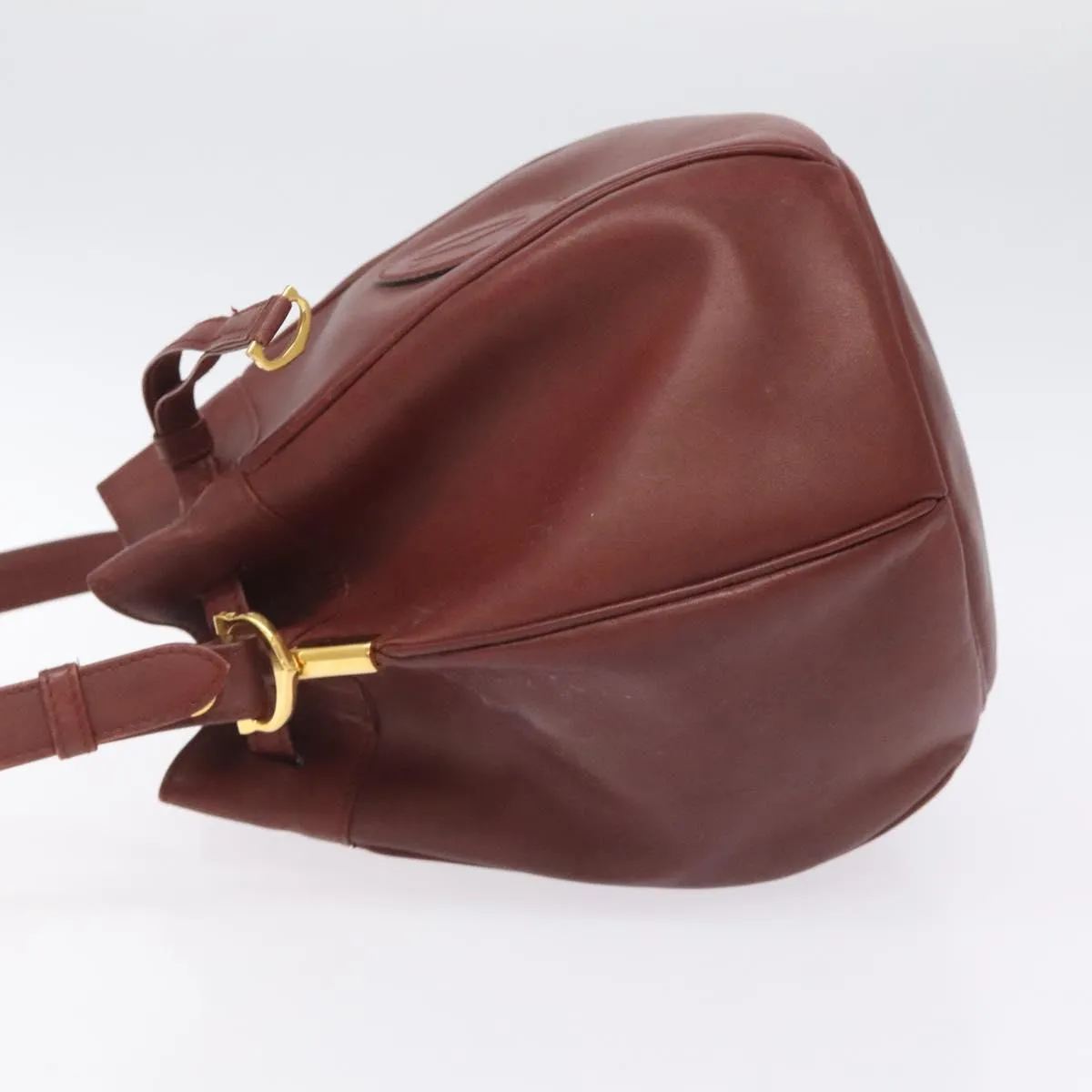 Cartier Leather Shoulder Bag (Pre-Owned)