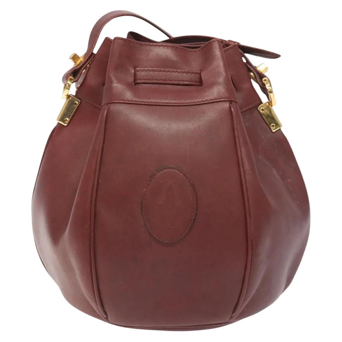 Cartier Leather Shoulder Bag (Pre-Owned)