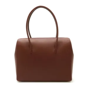 Cartier Leather Shoulder Bag Tote Bag (Pre-Owned)