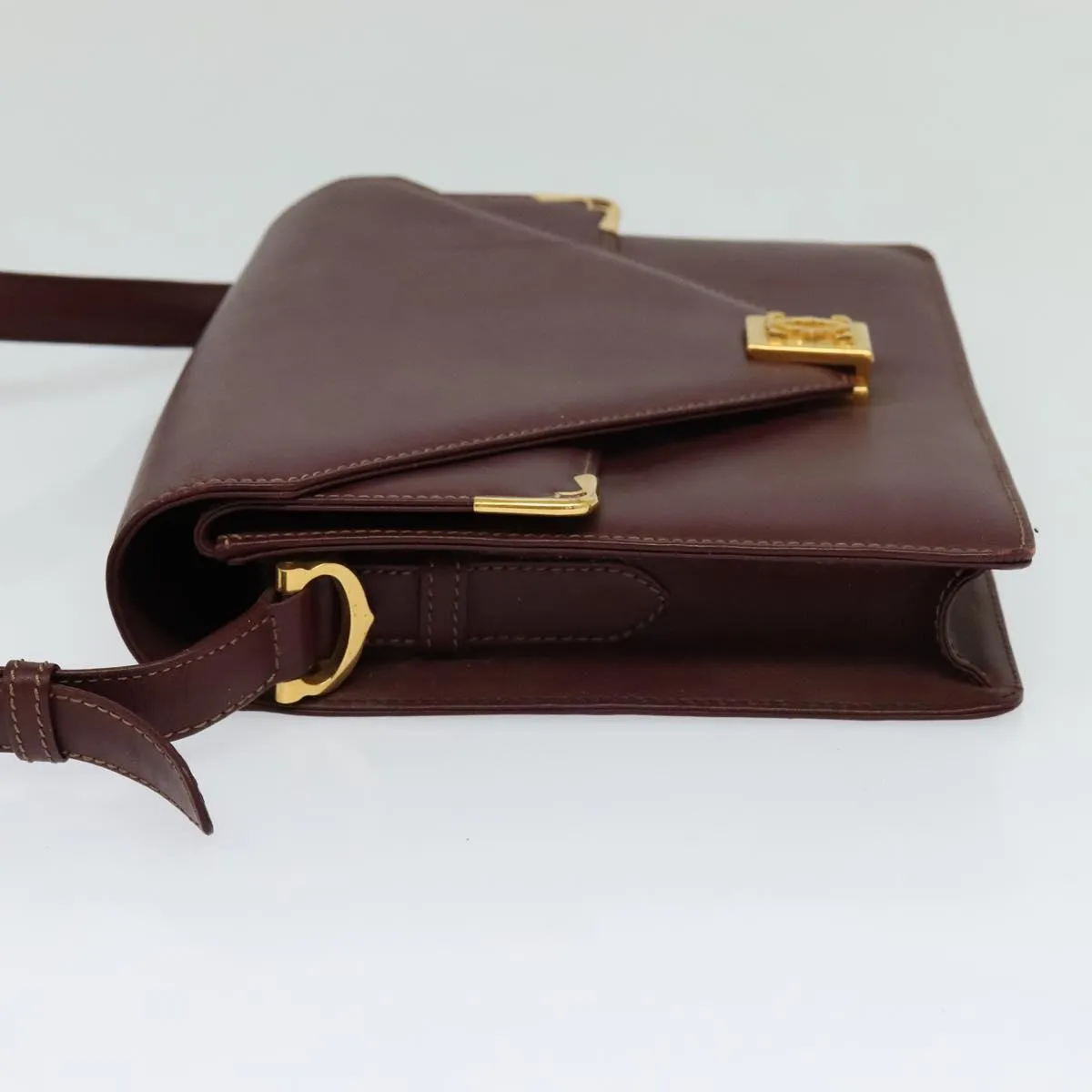 Cartier Must De Cartier Leather Shoulder Bag (Pre-Owned)
