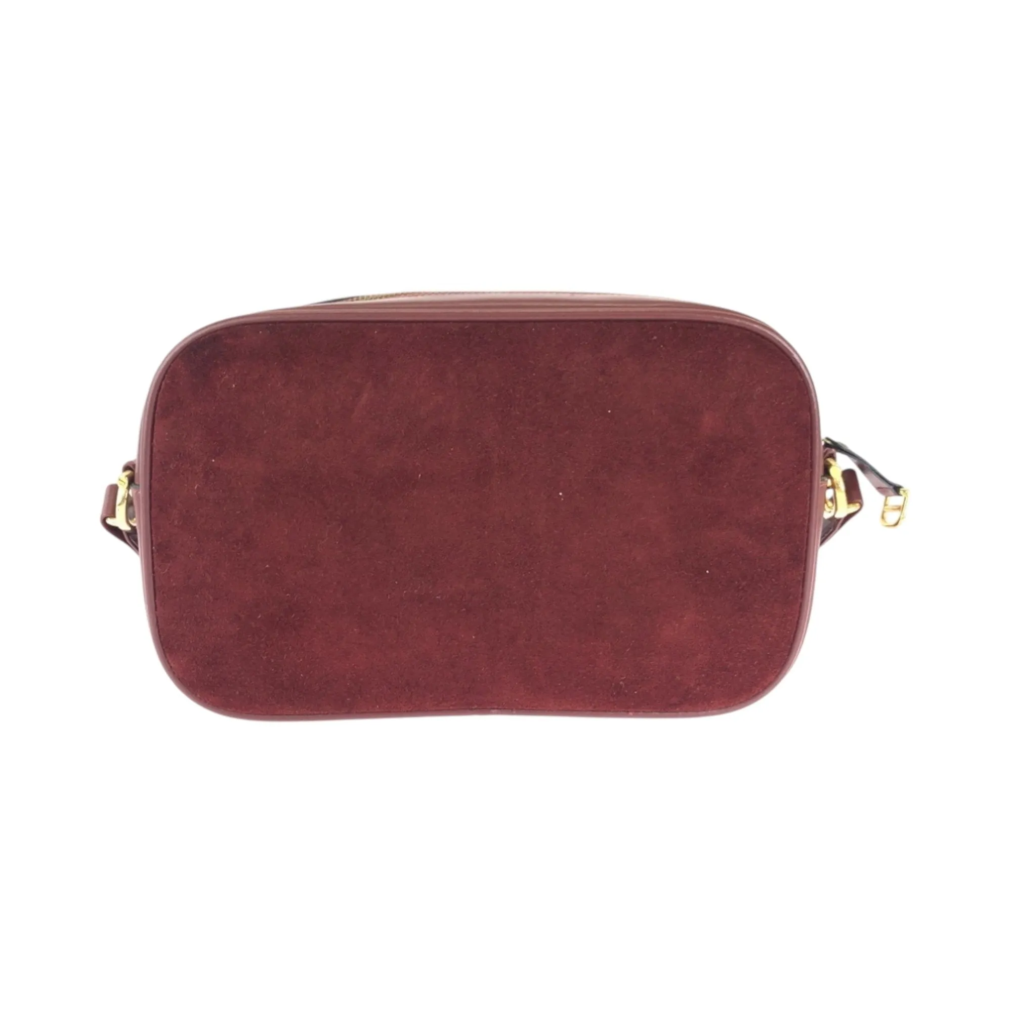 Cartier Suede Pochette Shoulder Bag (Pre-Owned)