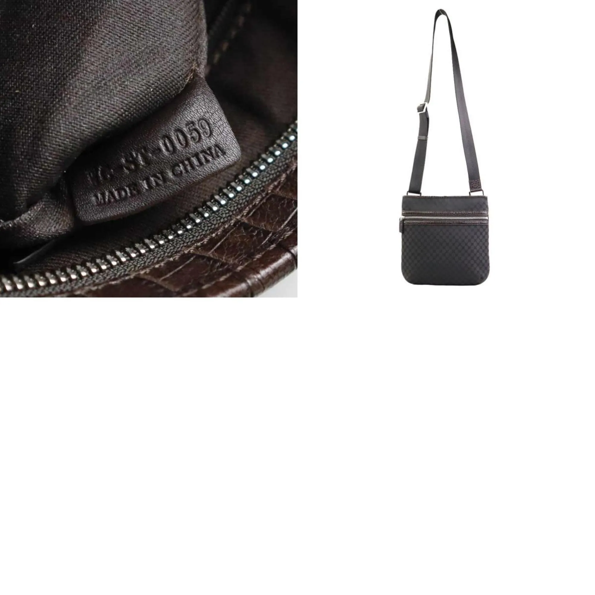 Celine Canvas Leather Shoulder Bag (Pre-Owned)