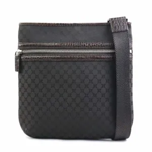 Celine Canvas Leather Shoulder Bag (Pre-Owned)