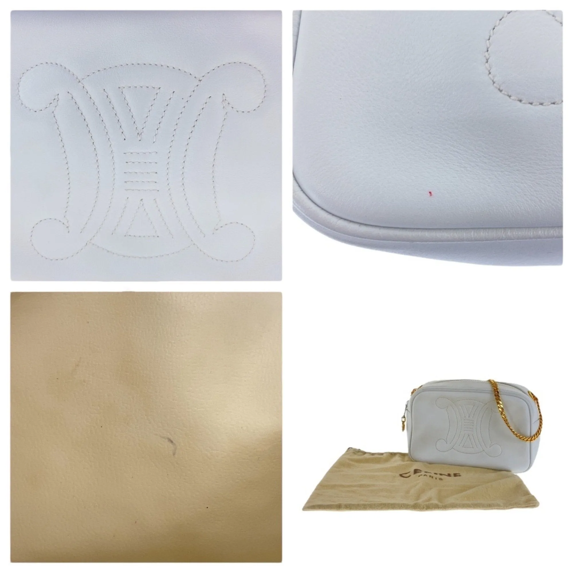 Celine Leather Shoulder Bag (Pre-Owned)