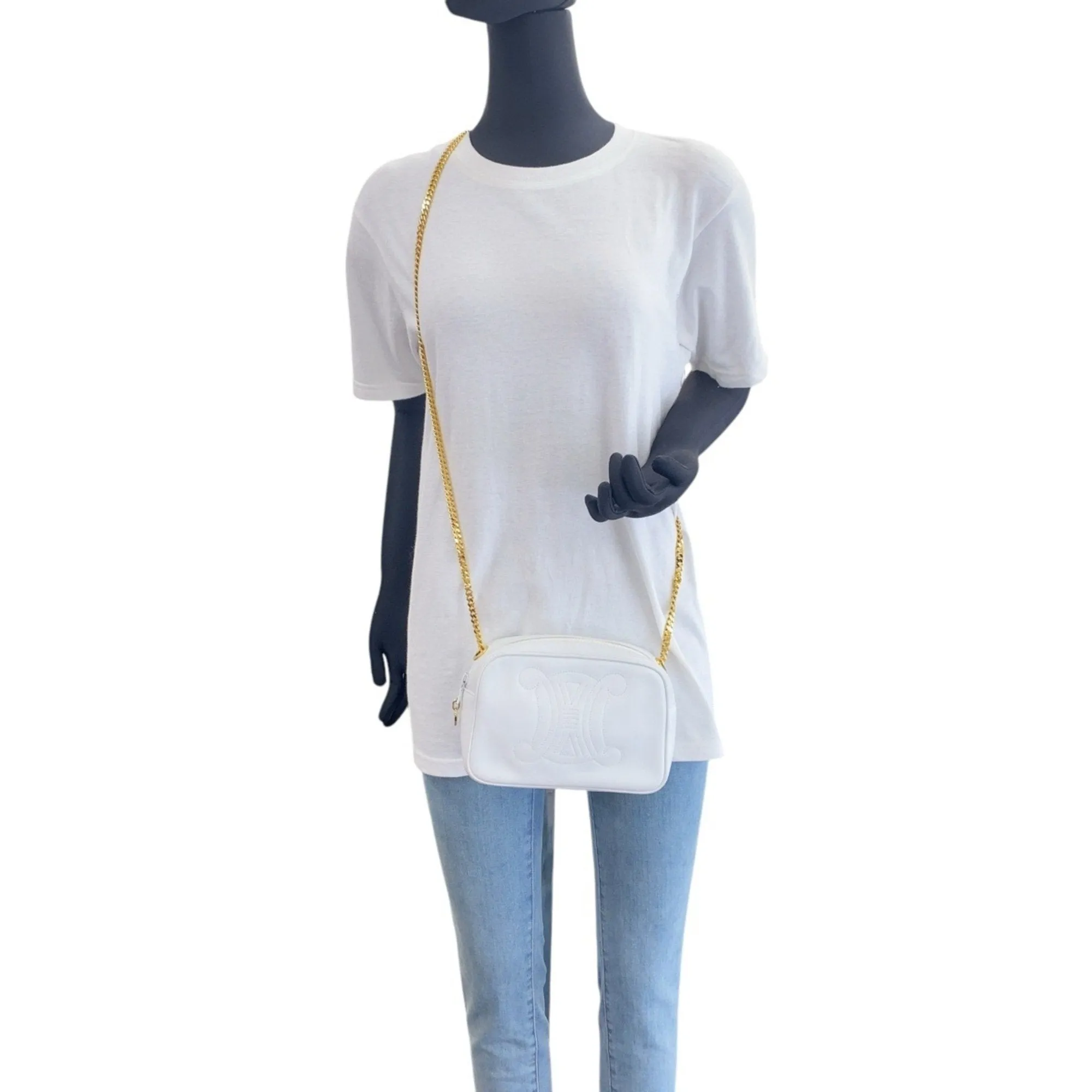 Celine Leather Shoulder Bag (Pre-Owned)