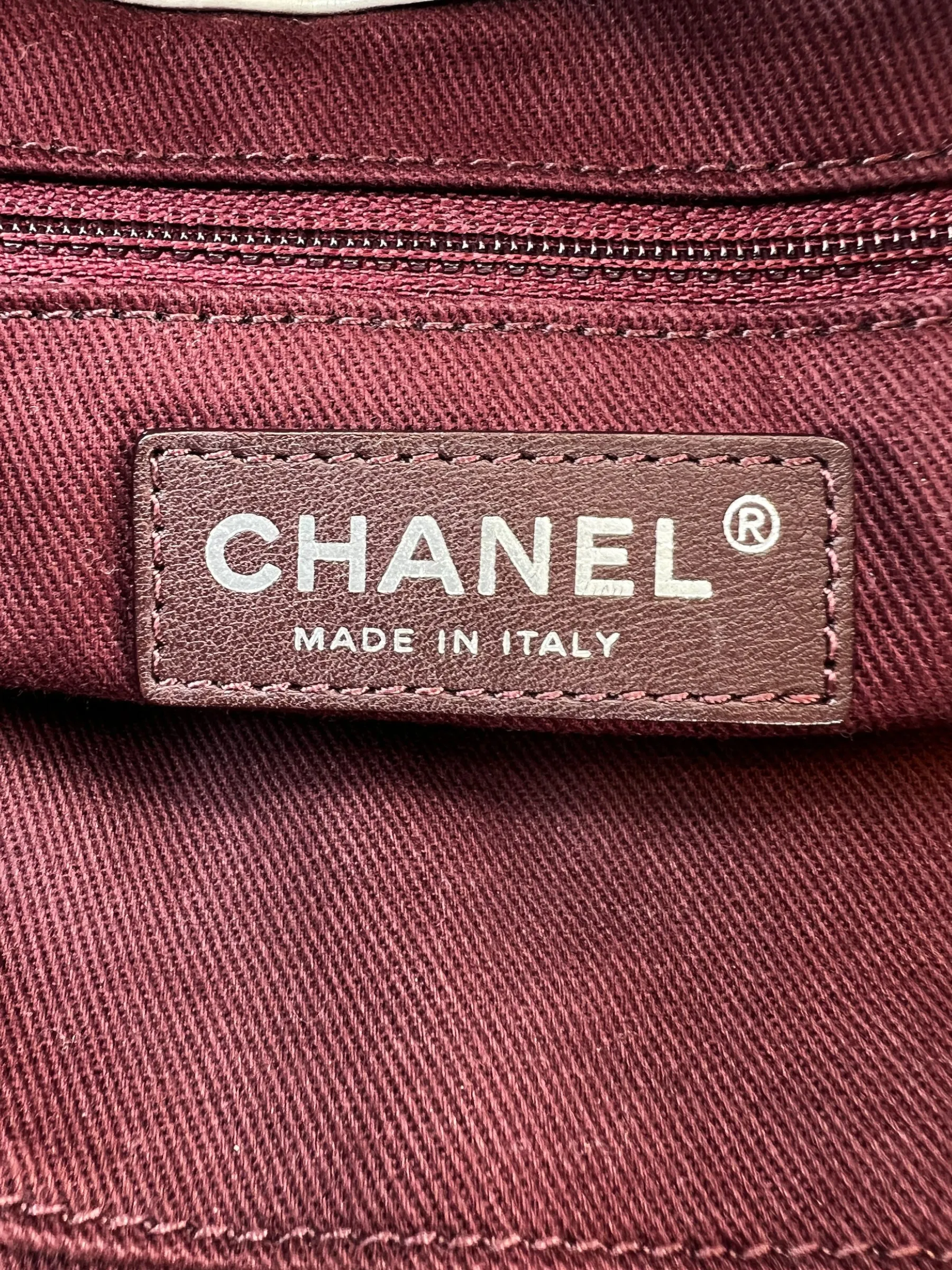 Chanel Beige Quilted Leather In The Mix Tote