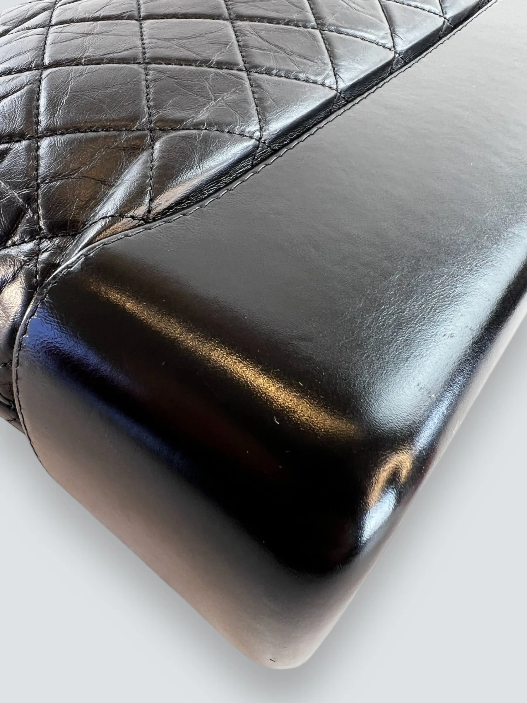 Chanel Black Leather Large ??Gabrielle?? Crossbody