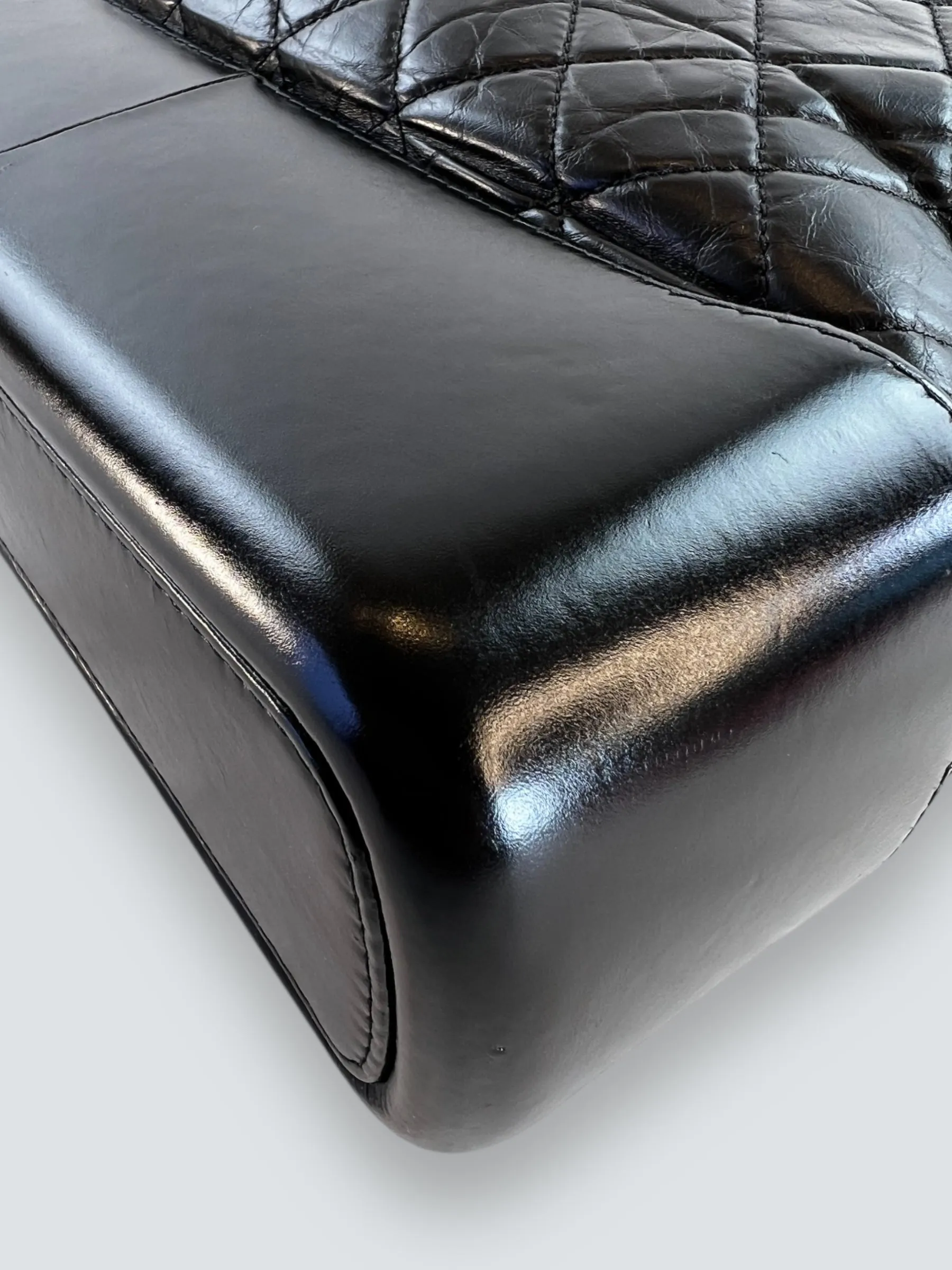 Chanel Black Leather Large ??Gabrielle?? Crossbody