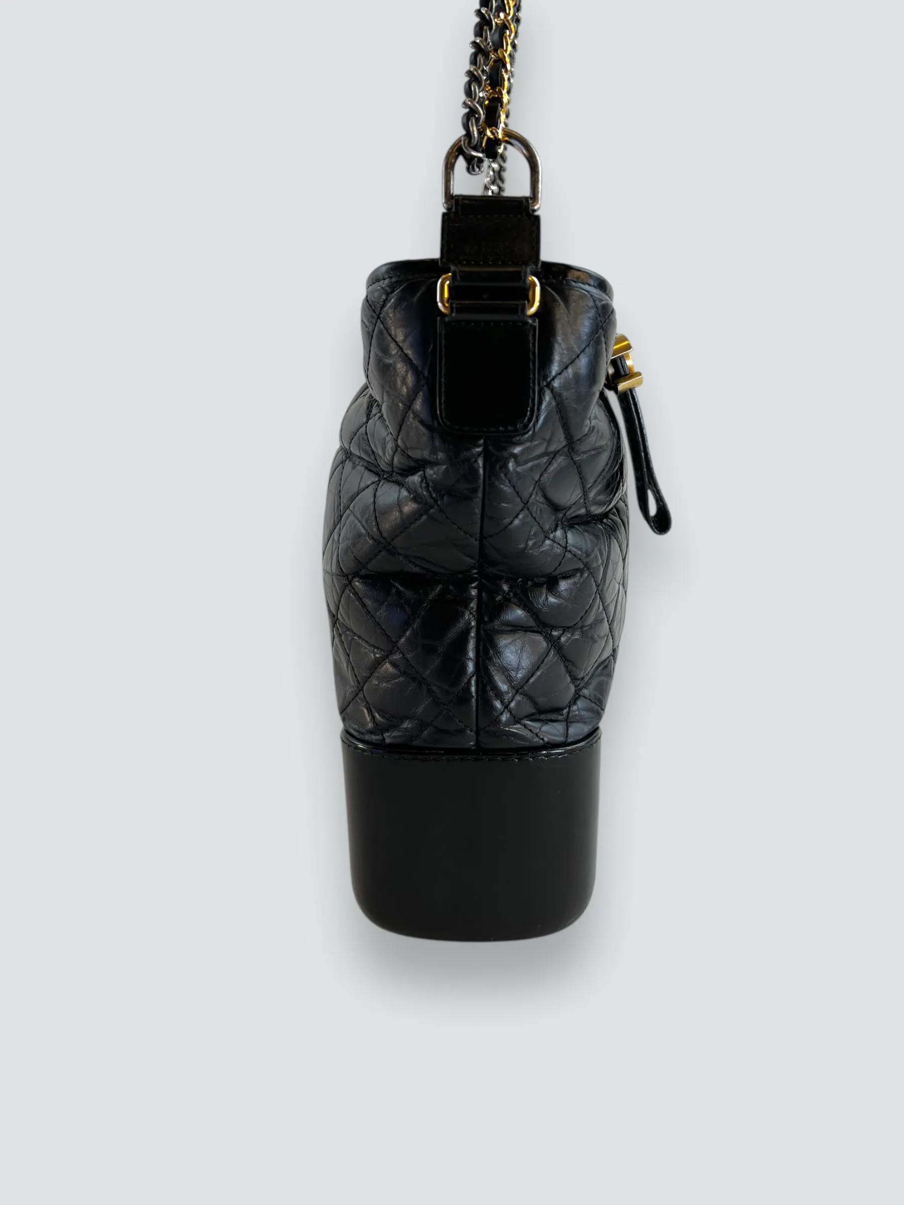 Chanel Black Leather Large ??Gabrielle?? Crossbody