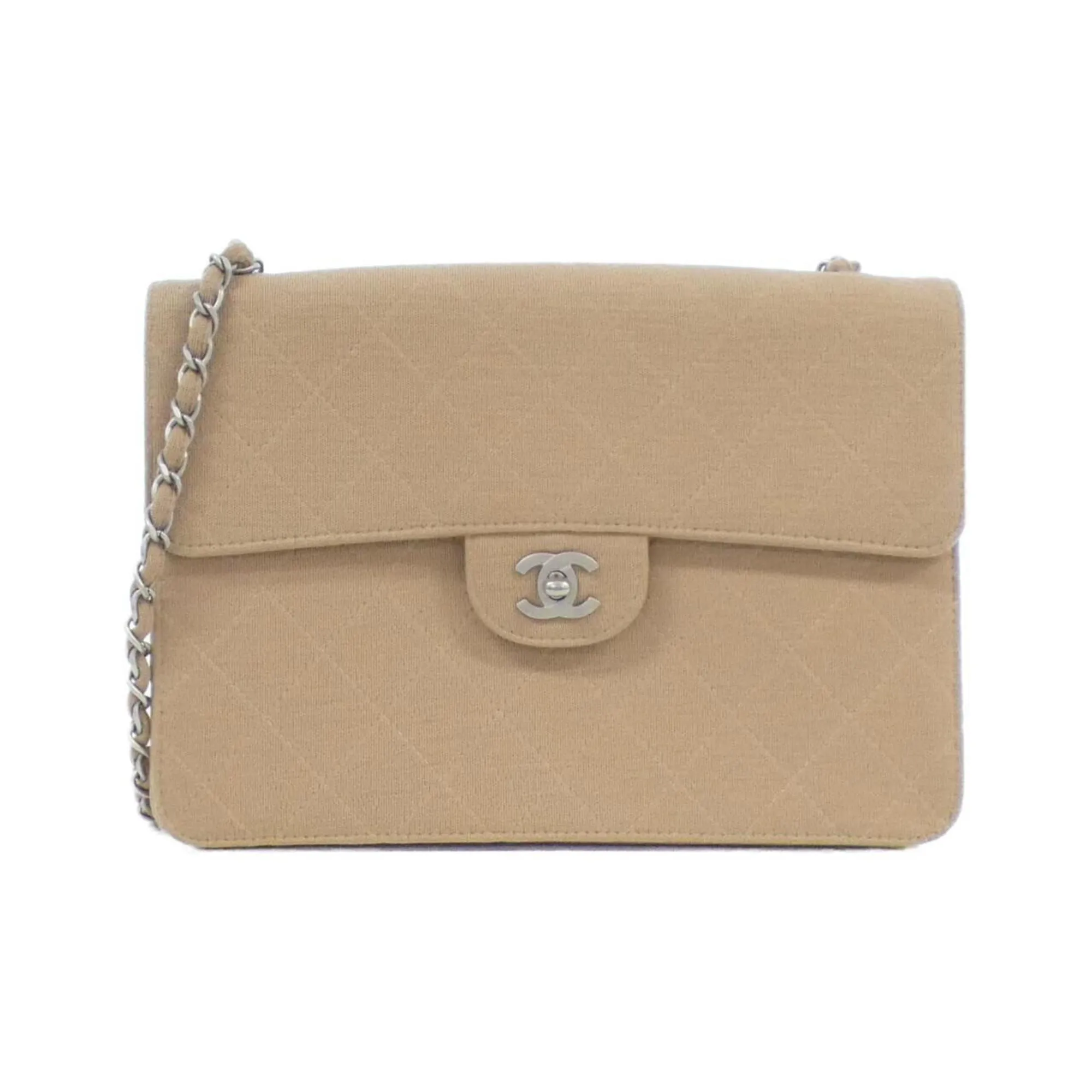 Chanel Canvas Shoulder Bag (Pre-Owned)