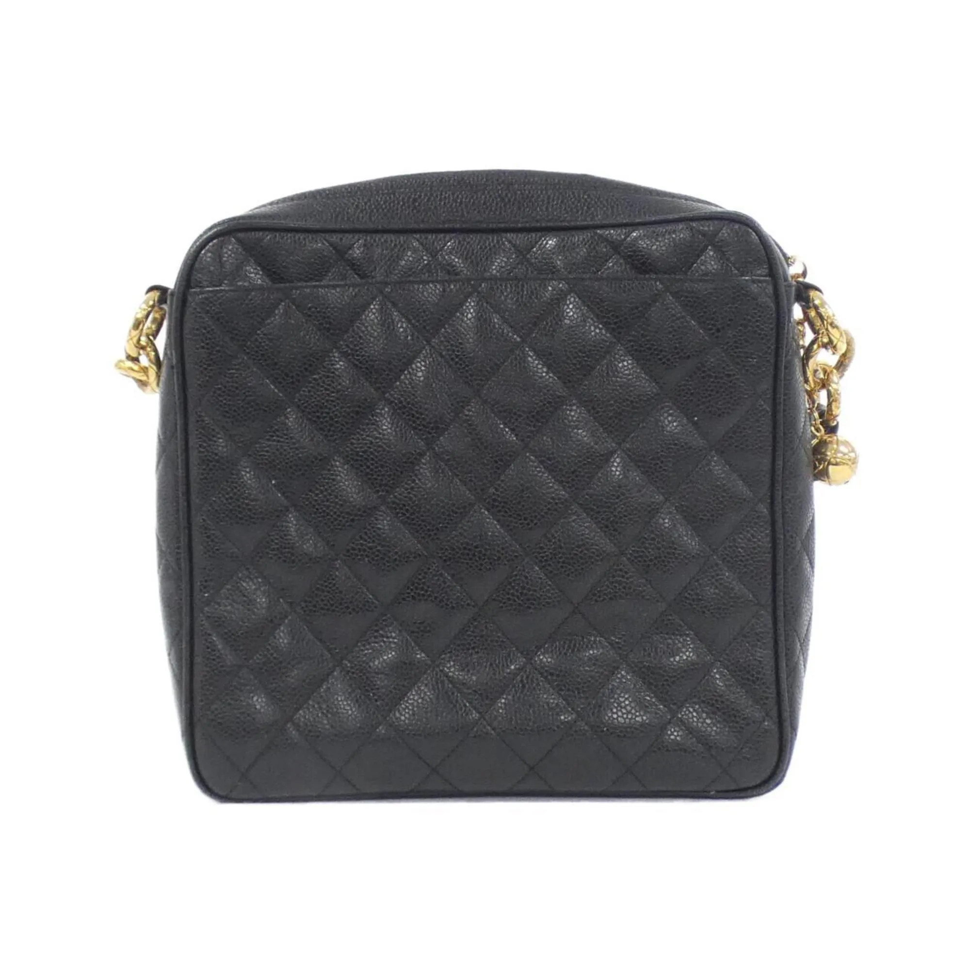 Chanel Caviar Leather Shoulder Bag (Pre-Owned)