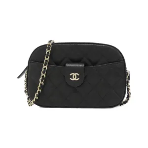 Chanel Caviar Leather Shoulder Bag (Pre-Owned)