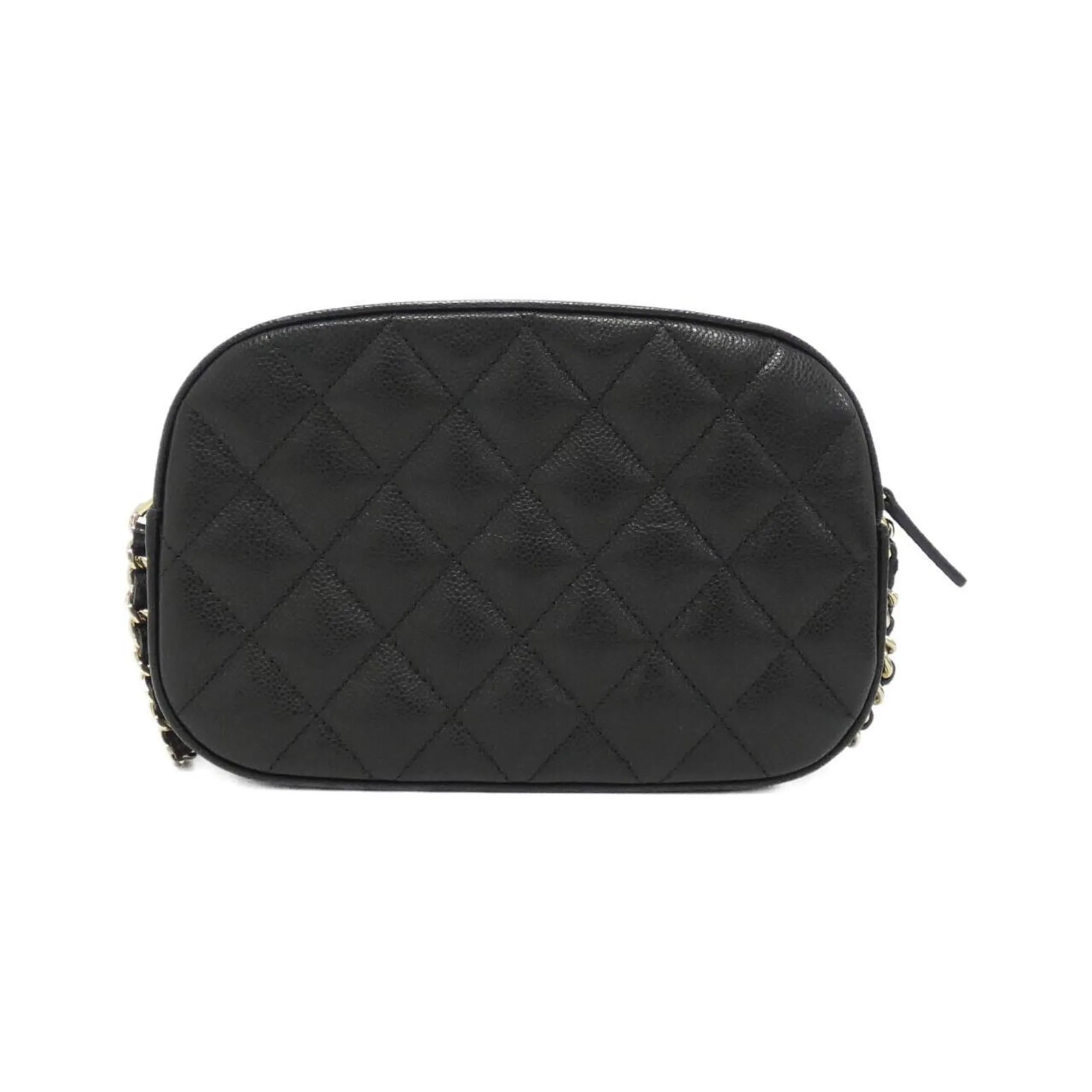 Chanel Caviar Leather Shoulder Bag (Pre-Owned)