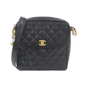 Chanel Caviar Leather Shoulder Bag (Pre-Owned)