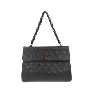 Chanel Flap Bag Leather Shoulder Bag (Pre-Owned)