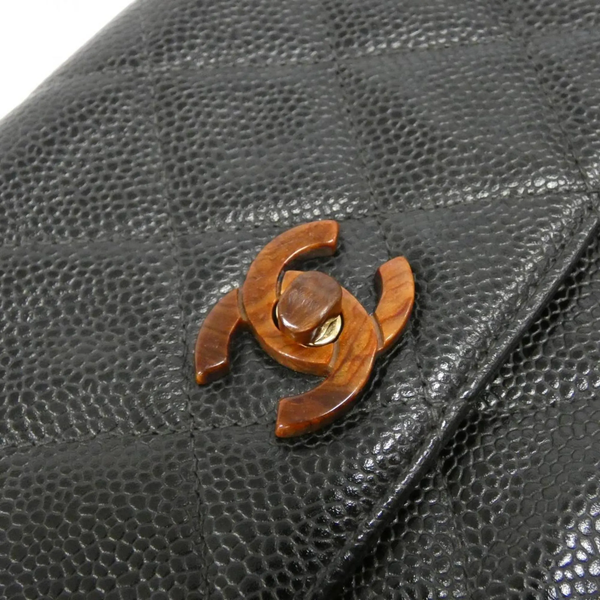 Chanel Flap Bag Leather Shoulder Bag (Pre-Owned)