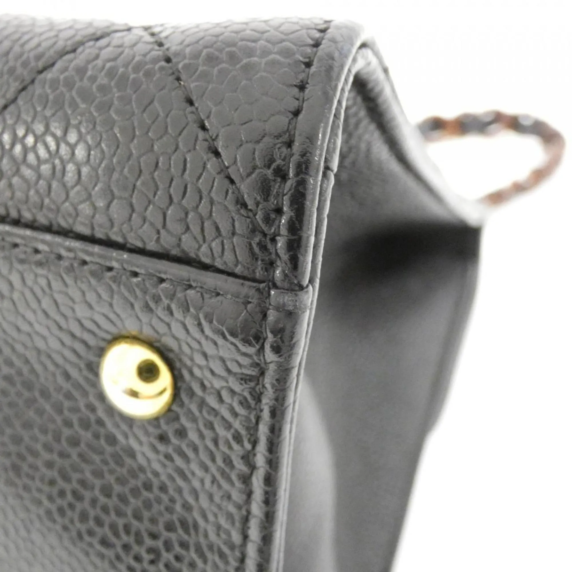Chanel Flap Bag Leather Shoulder Bag (Pre-Owned)