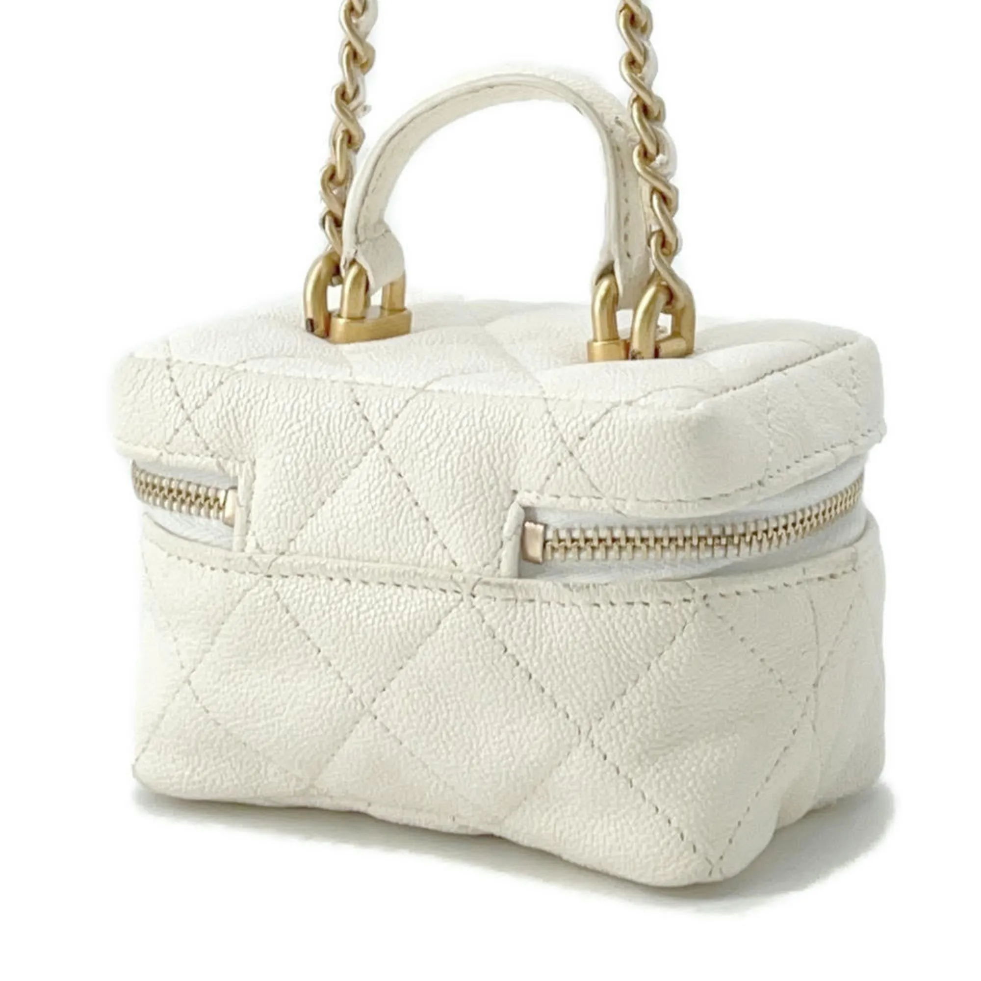 Chanel Grained Calfskin Shoulder Bag (Pre-Owned)