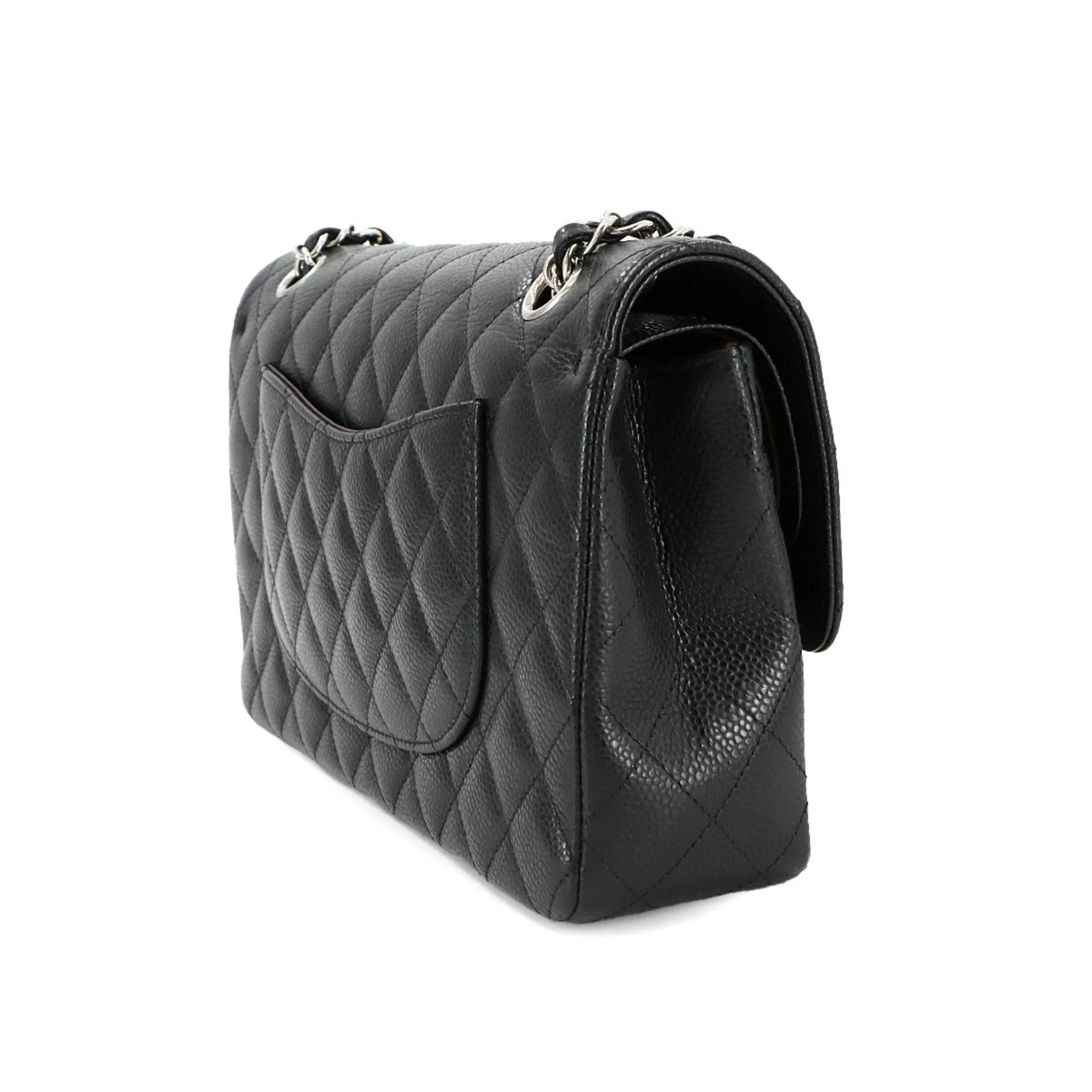 Chanel Grained Calfskin Shoulder Bag (Pre-Owned)