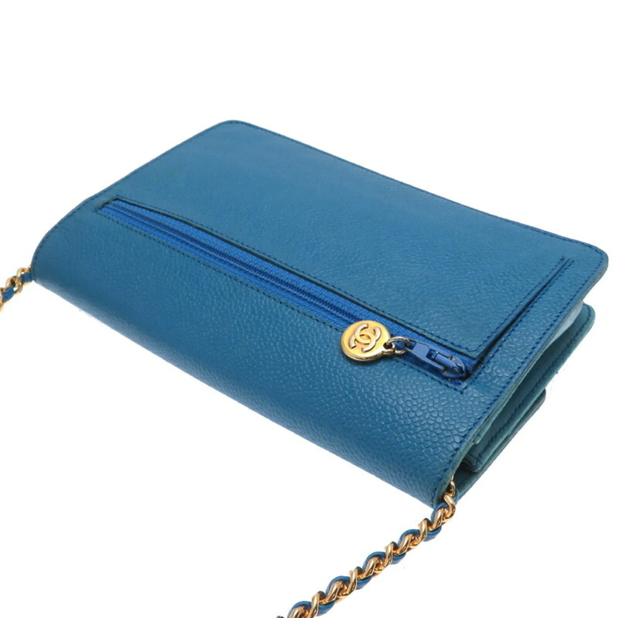 Chanel Grained Calfskin Shoulder Bag (Pre-Owned)