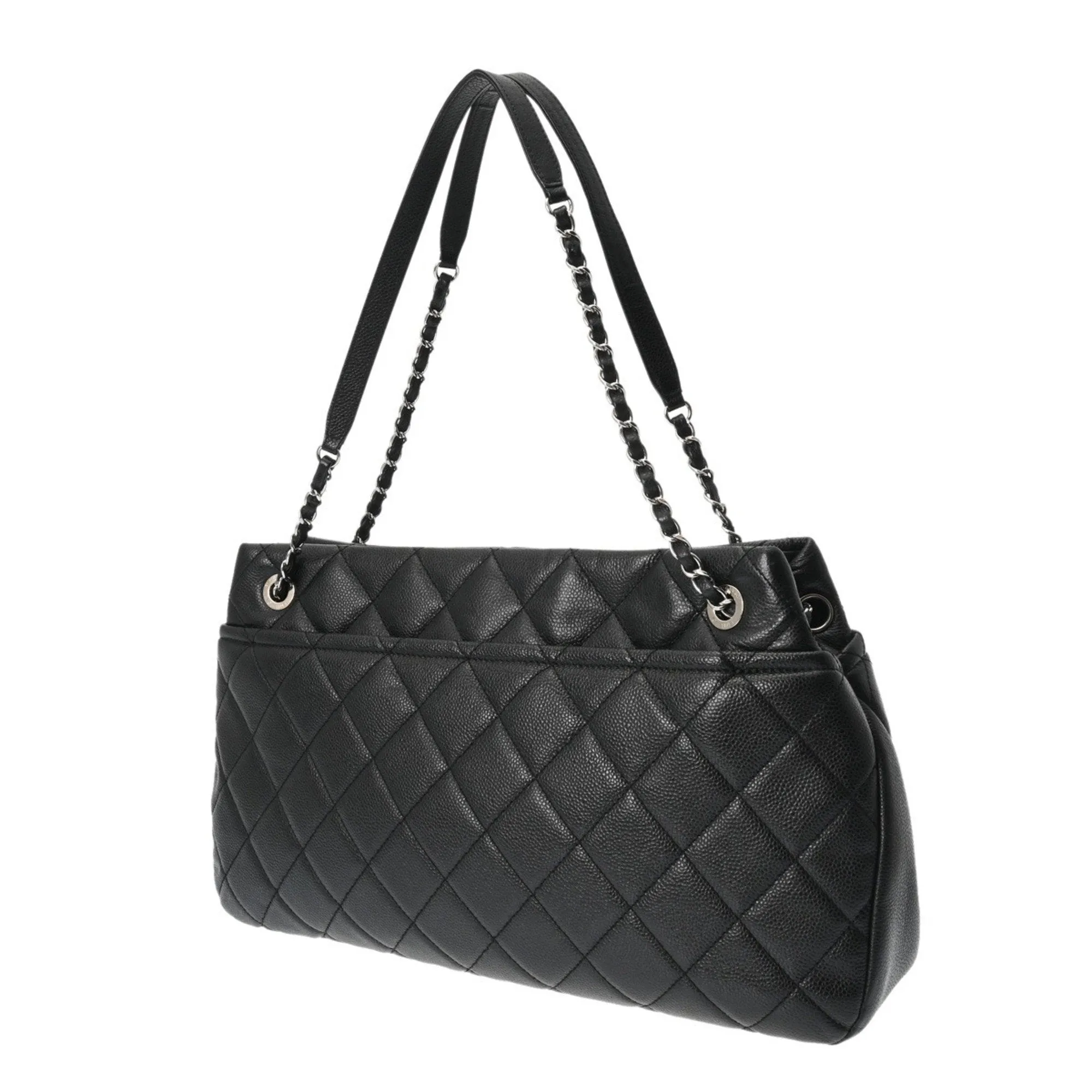 Chanel Grained Calfskin Shoulder Bag (Pre-Owned)