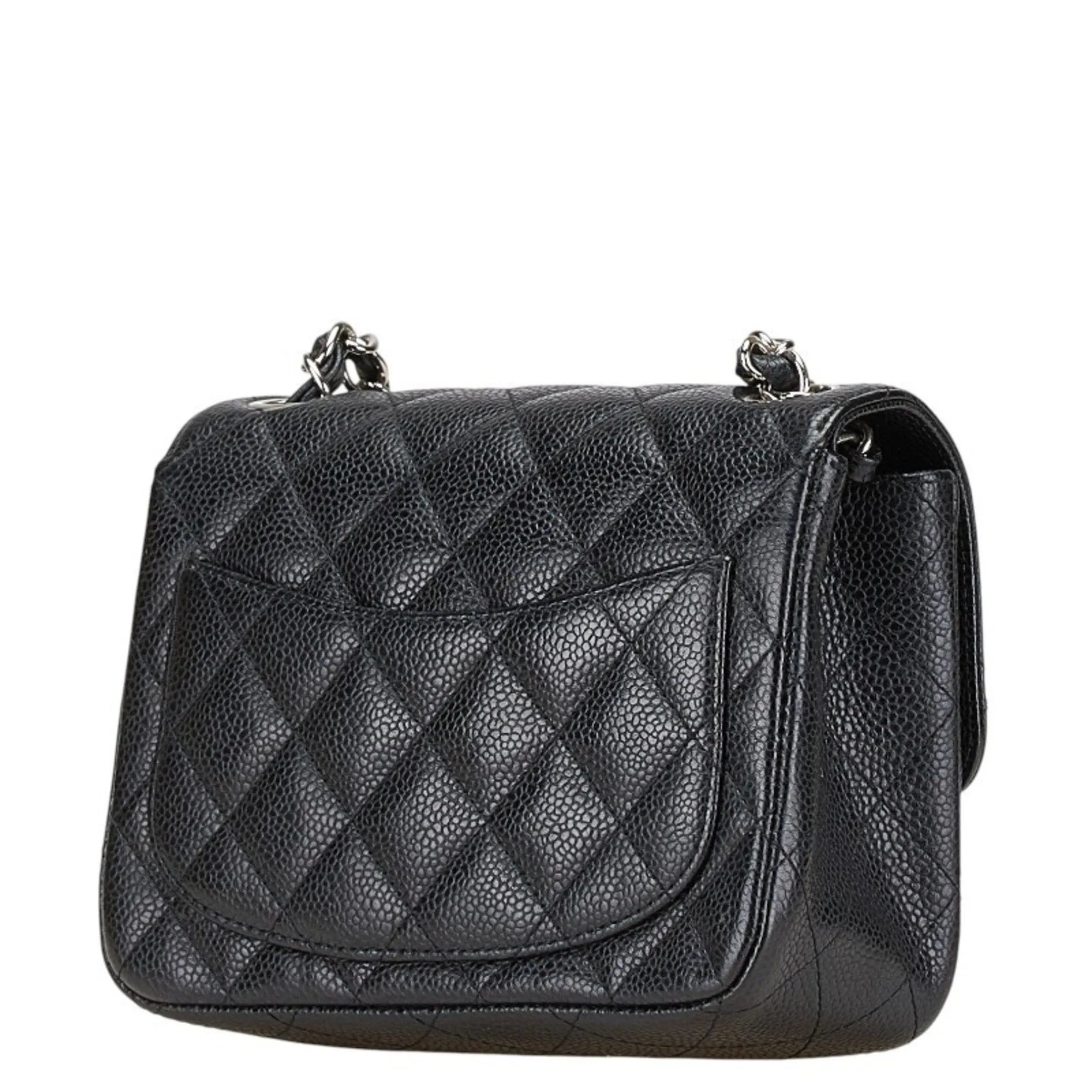 Chanel Grained Calfskin Shoulder Bag (Pre-Owned)