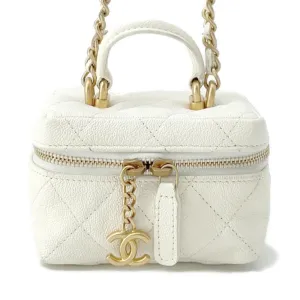 Chanel Grained Calfskin Shoulder Bag (Pre-Owned)