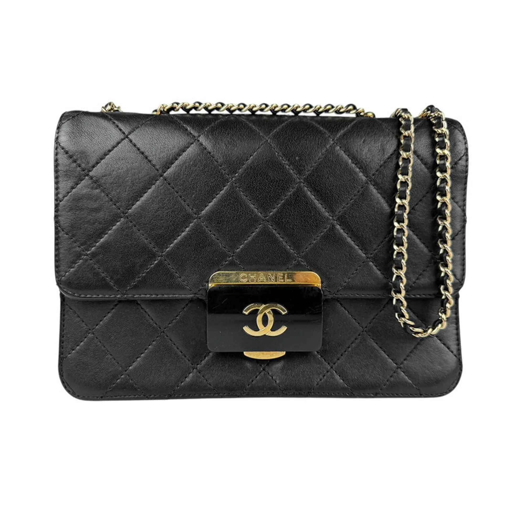 Chanel Leather Shoulder Bag (Pre-Owned)