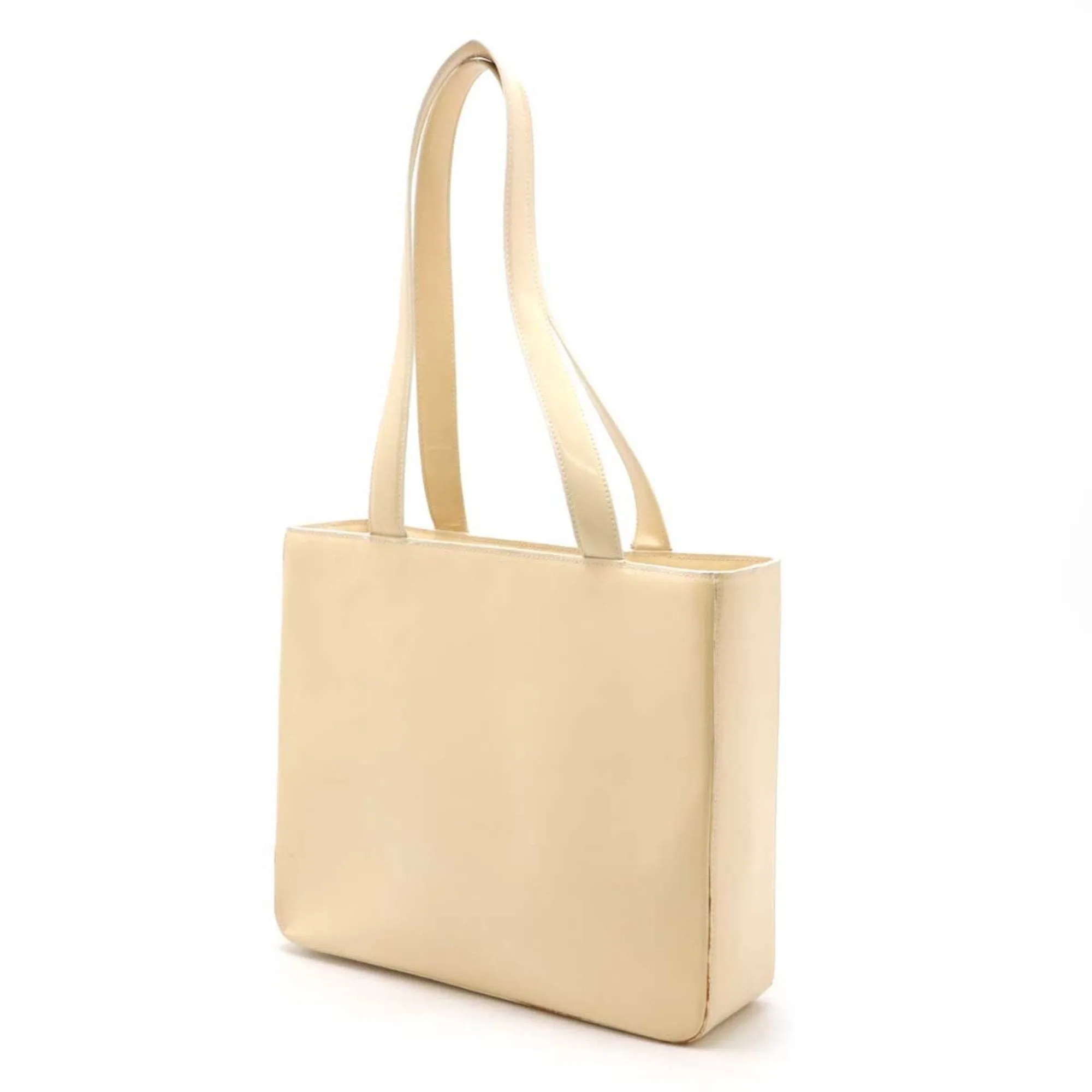Chanel Leather Shoulder Bag Tote Bag (Pre-Owned)