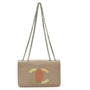 Chanel Leather Shoulder Bag Tote Bag (Pre-Owned)