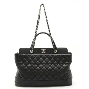 Chanel Leather Shoulder Bag Tote Bag (Pre-Owned)