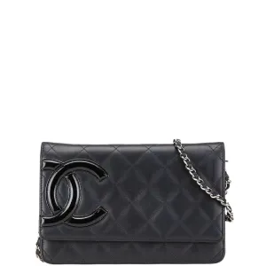 Chanel Ligne Cambon Leather Shoulder Bag (Pre-Owned)