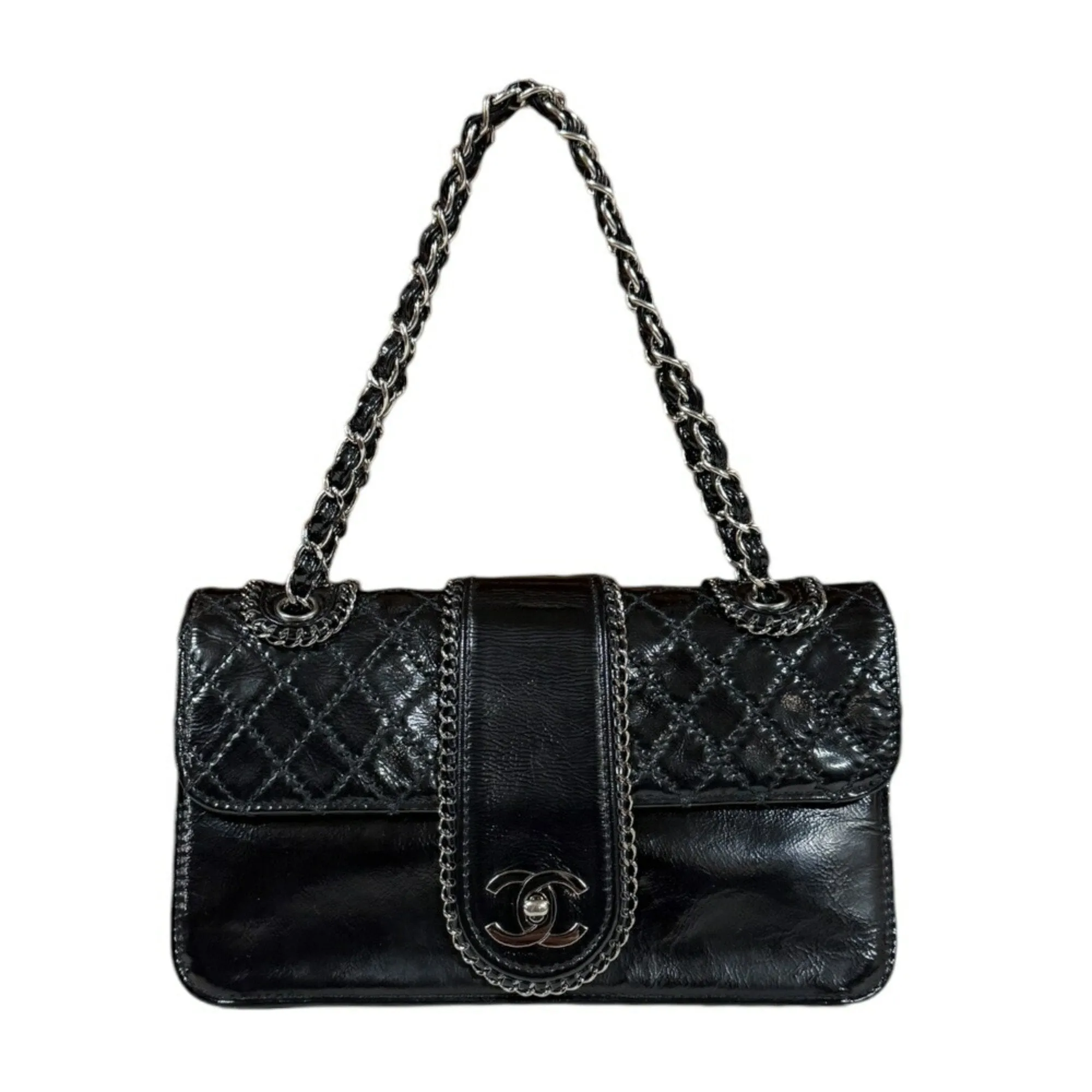 Chanel Madison Leather Shoulder Bag (Pre-Owned)