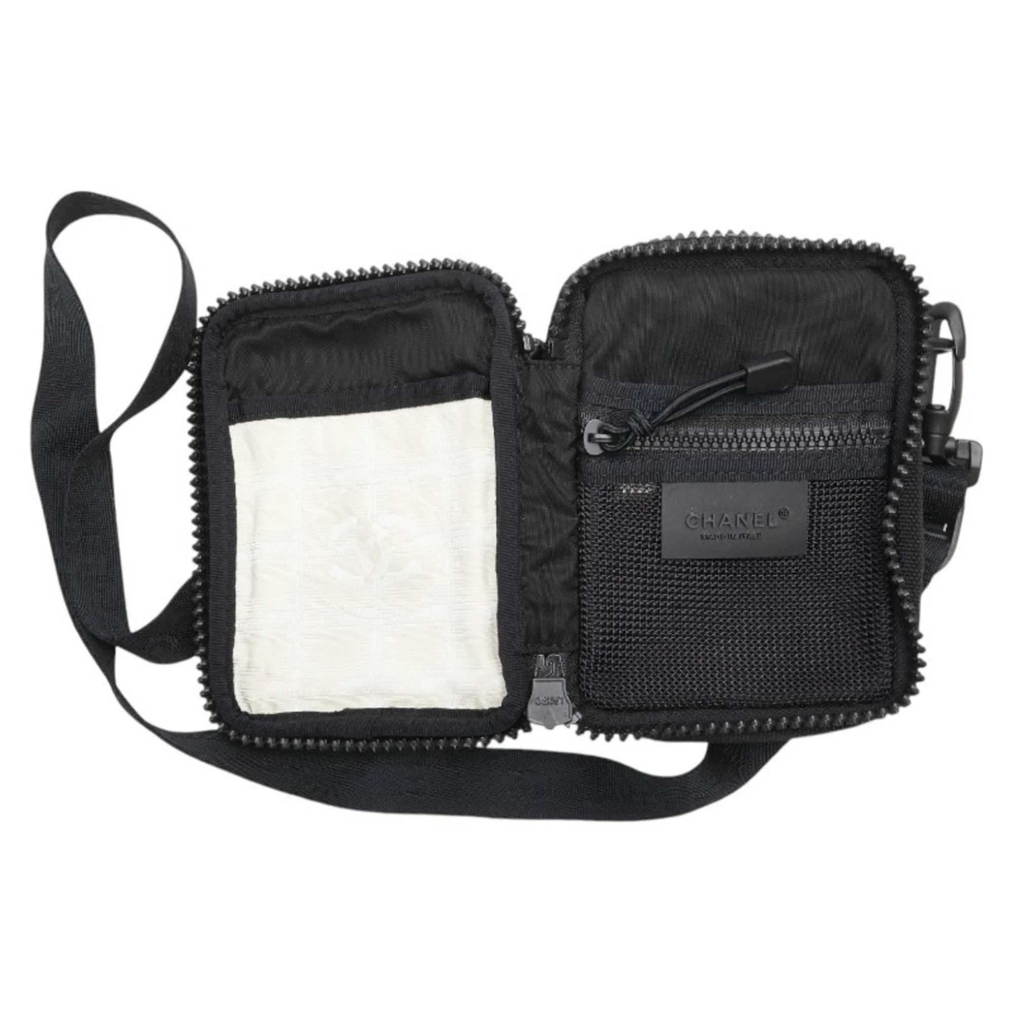 Chanel  Nylon Pochette Shoulder Bag (Pre-Owned)