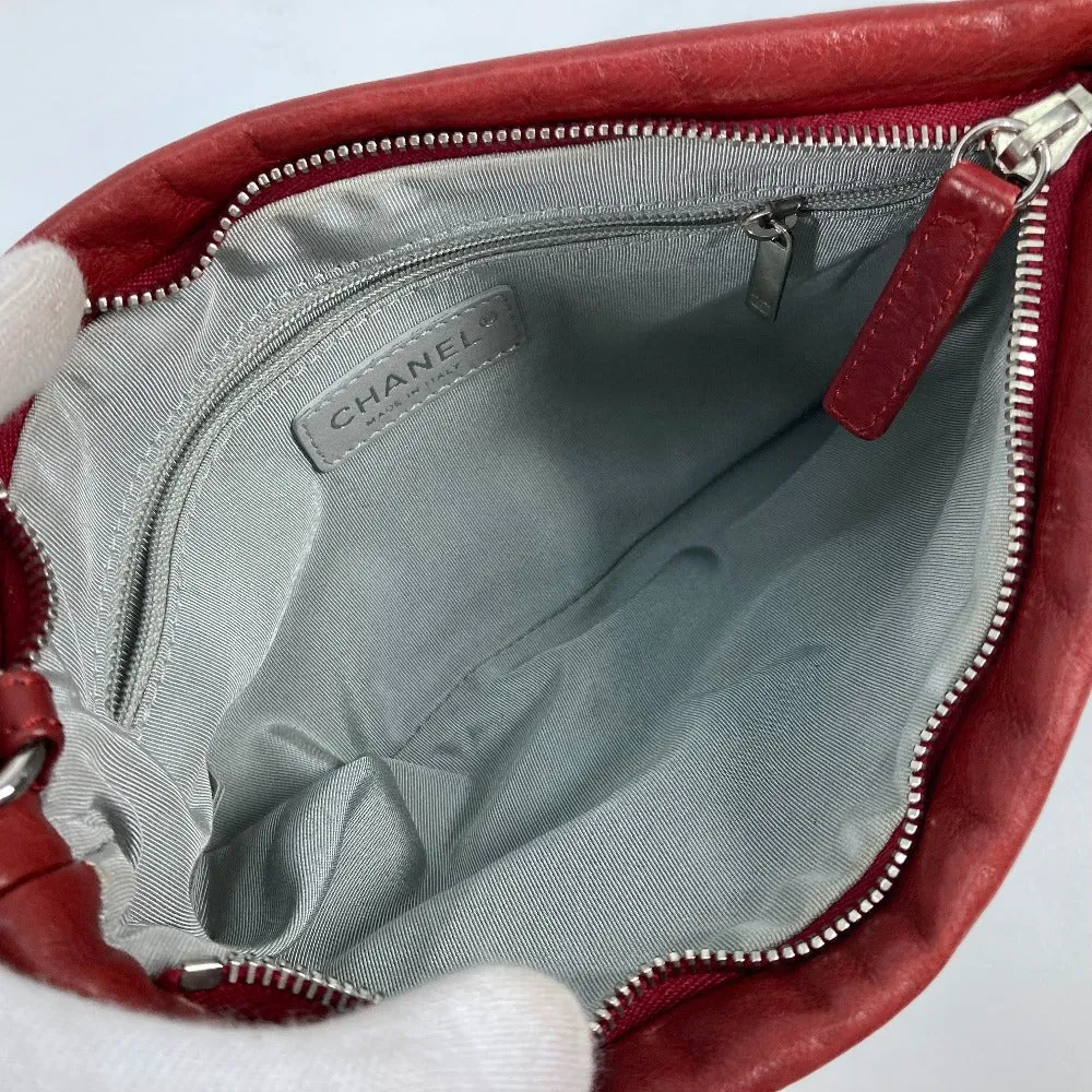 CHANEL Shoulder Bag A48547 leather Red 10A Dekacoco CC