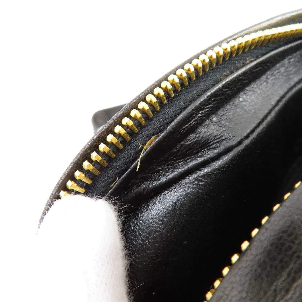 CHANEL Shoulder Bag lambskin black Matrasse Women Used