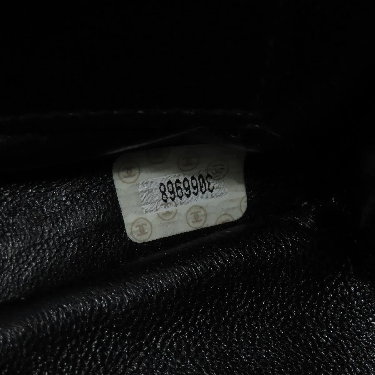 CHANEL Shoulder Bag lambskin black Matrasse Women Used