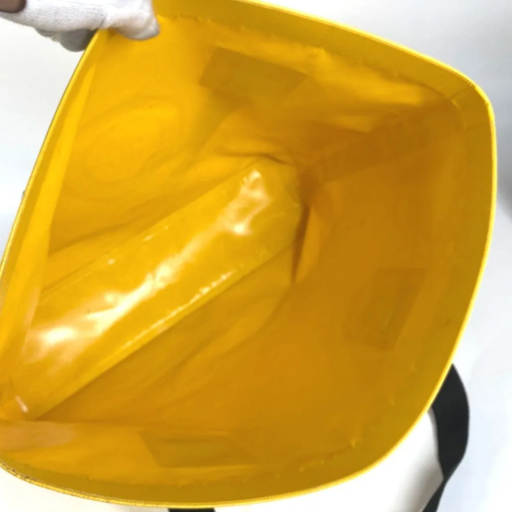 CHANEL Shoulder Bag Plastics yellow Waterproof CC COCO Mark ETANCHE logo Women Used