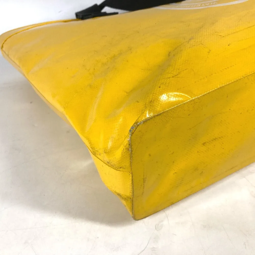 CHANEL Shoulder Bag Plastics yellow Waterproof CC COCO Mark ETANCHE logo Women Used